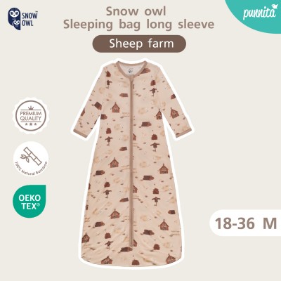 New Collection!! SNOW OWL Sleeping Bag ถุงนอนนุ่มๆ สำหรับเด็ก 18-36 M - Sheep farm